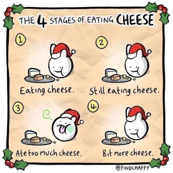 Four stages of eating cheese.jpeg