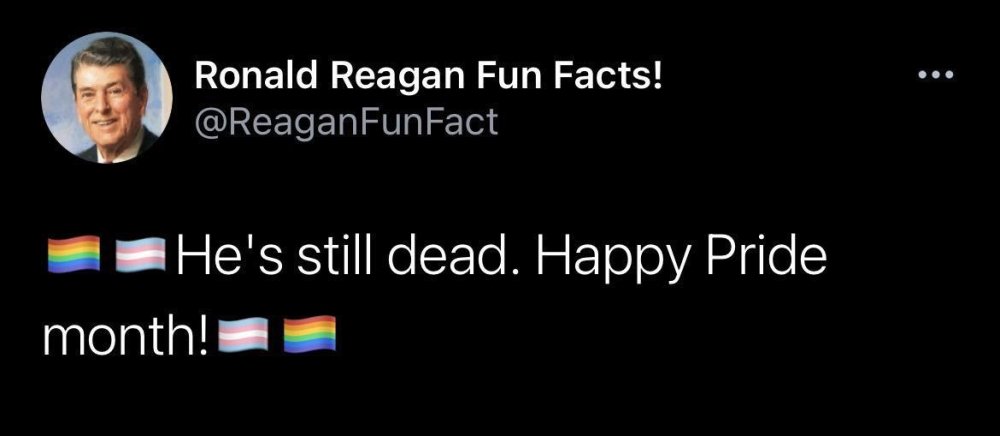 Ronald Reagan is still dead.jpeg