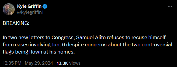 Samuel Alito refuses to recuse himself because he's been bought and paid for.png