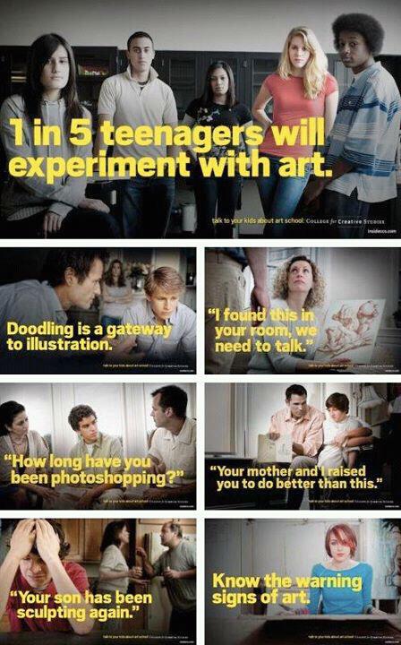 Teenage Art PSA parody.jpg